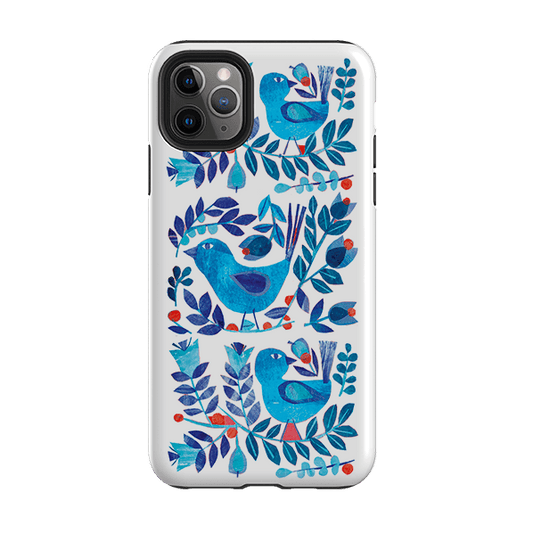 iPhone Tough Case - Scandi Birds By Tracey English