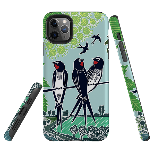iPhone Tough Case - Swallows By Kate Heiss