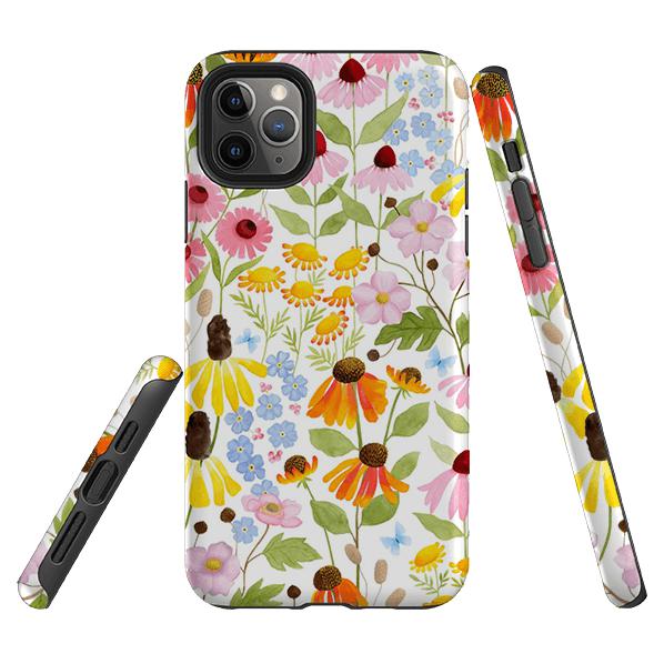 iPhone Tough Case - Wildflower Pattern By Bex Parkin
