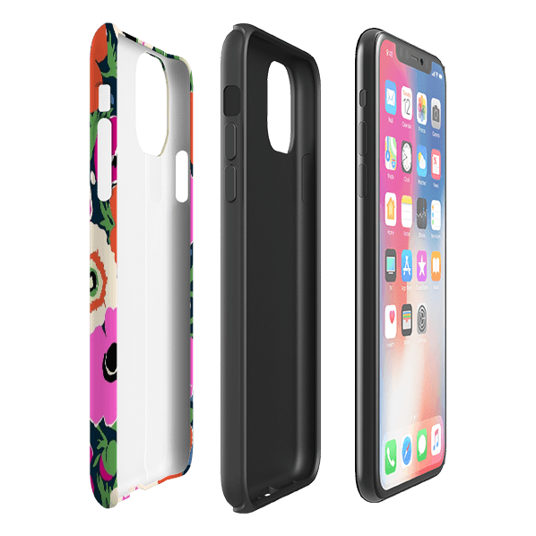 iPhone Tough Case - Windflowers By Sarah Campbell