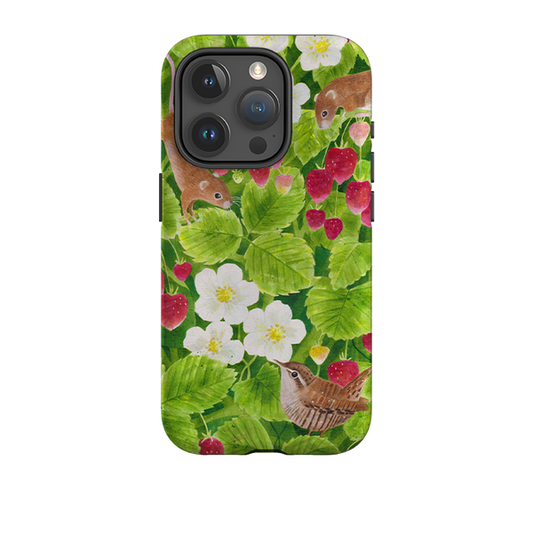iPhone Tough Case - Strawberry Thieves By Bex Parkin